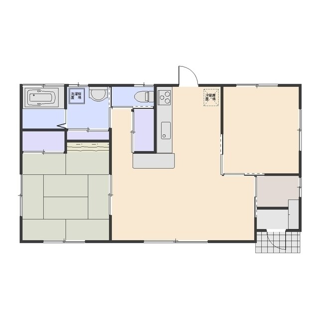 下触町貸住宅の物件間取画像