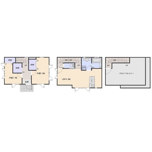 クレスト高崎の物件間取画像