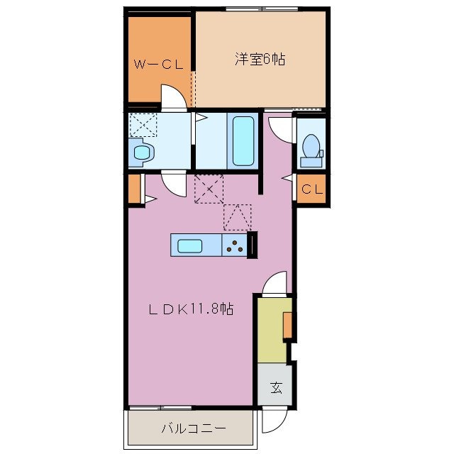 桜駅 徒歩28分 1階の物件間取画像