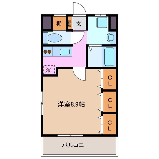 東員駅 徒歩9分 2階の物件間取画像