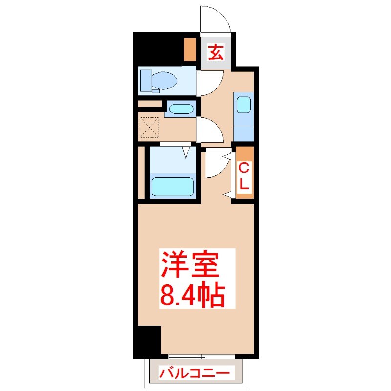 ルーカス武之橋の物件間取画像