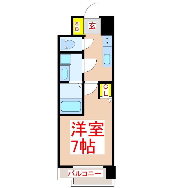 Ｓ－ＲＥＳＩＤＥＮＣＥ加治屋町ａｃｈｉｅｖｅの物件間取画像