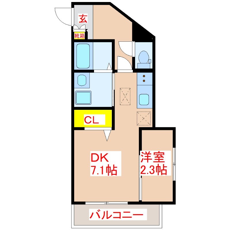 （仮称）長田町新築の物件間取画像