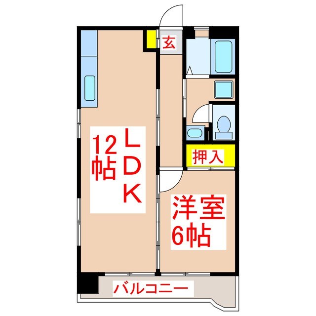 ダイム　Ⅲの物件間取画像