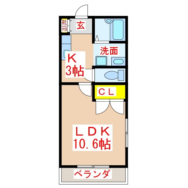 ステーションヒルズＫの物件間取画像