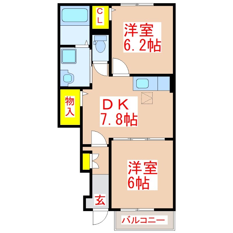 ガーデンポラリス　Ⅰの物件間取画像