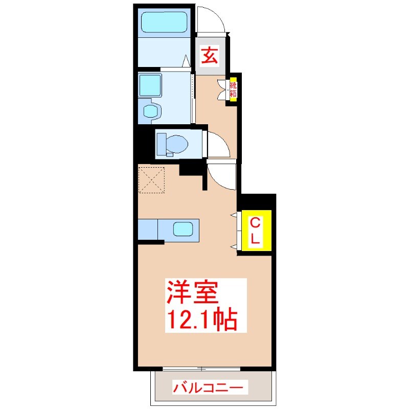 エアリー・Ｋの物件間取画像