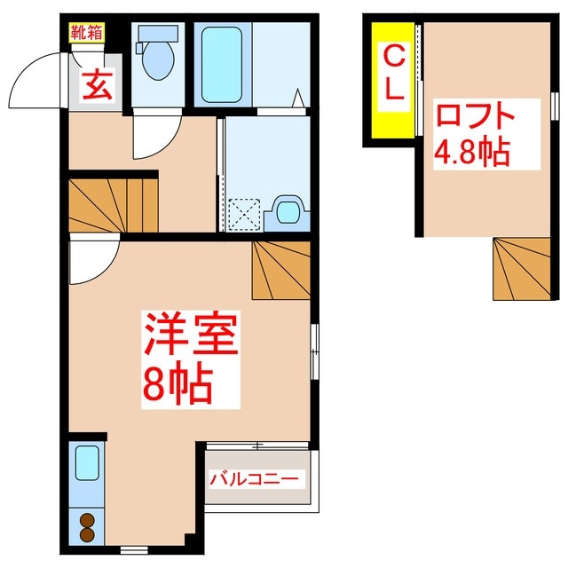 ＣＲＯＳＳ　Ⅰの物件間取画像