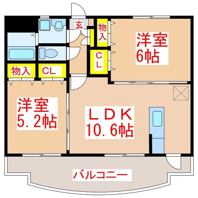 プロスペリティＭの物件間取画像