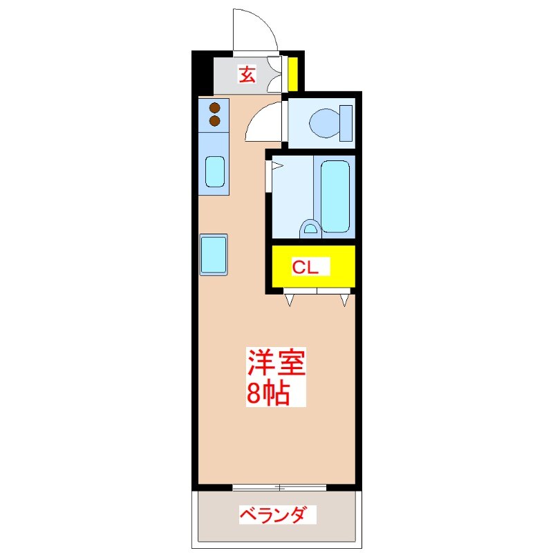 交通局スカイマンションの物件間取画像