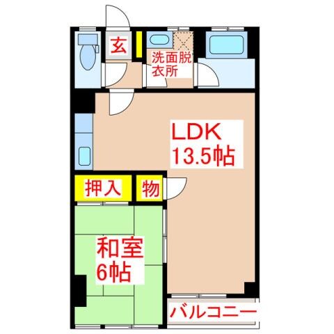 ロワイヤルヒルズ壱番館の物件間取画像