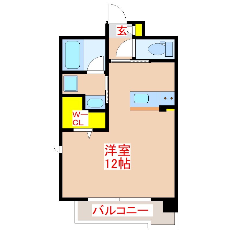 オーベル中郡の物件間取画像