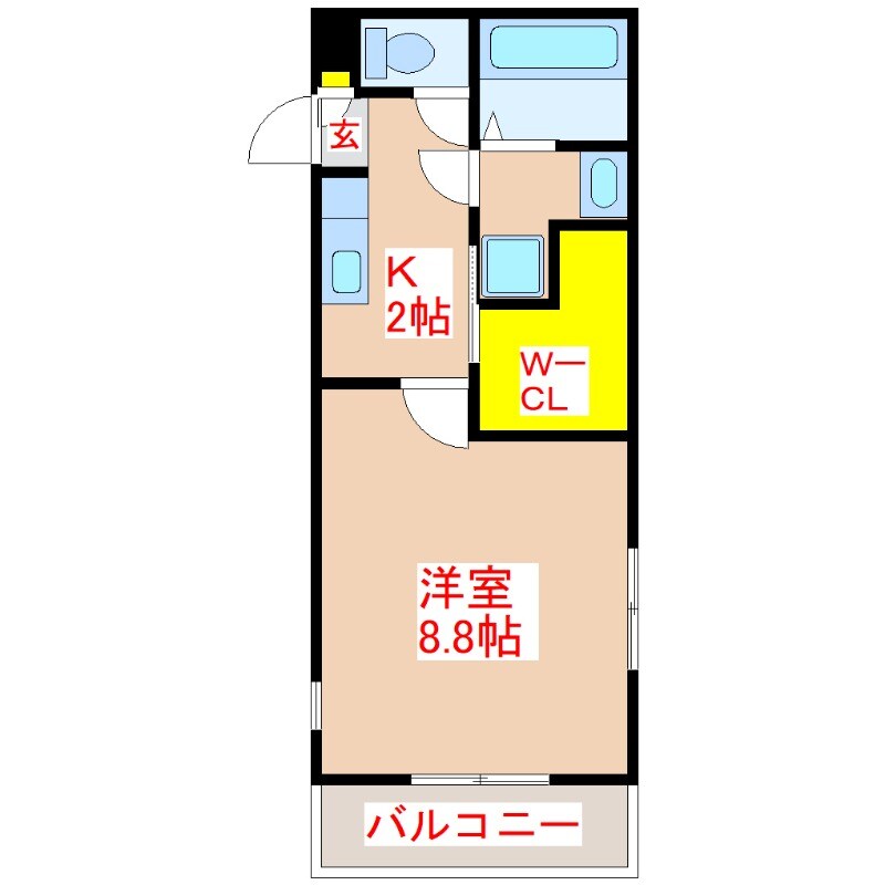 Ｓｕｎ　ｒｉｓｅ　葉月館の物件間取画像