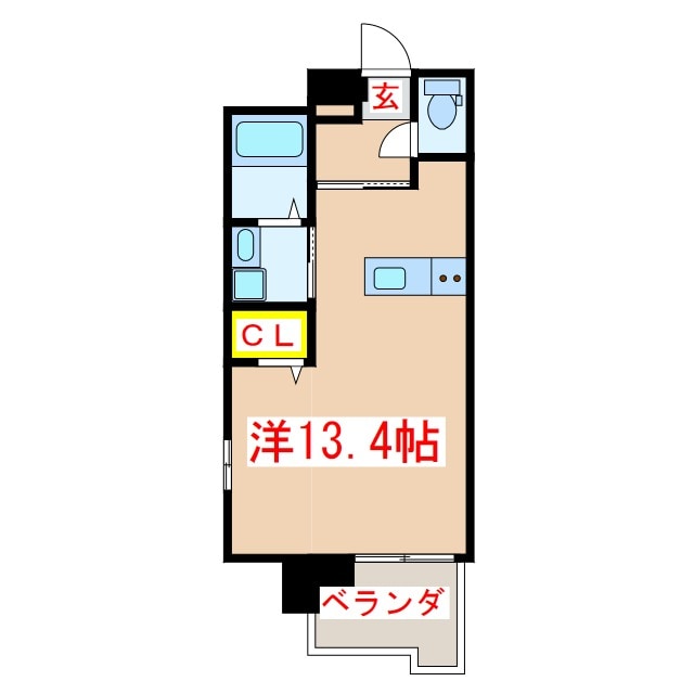 パーク鴨池の物件間取画像