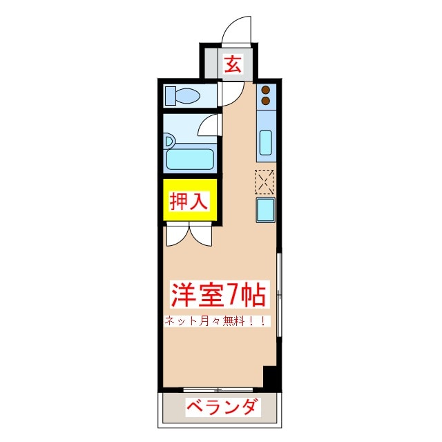 パルセスユニの物件間取画像