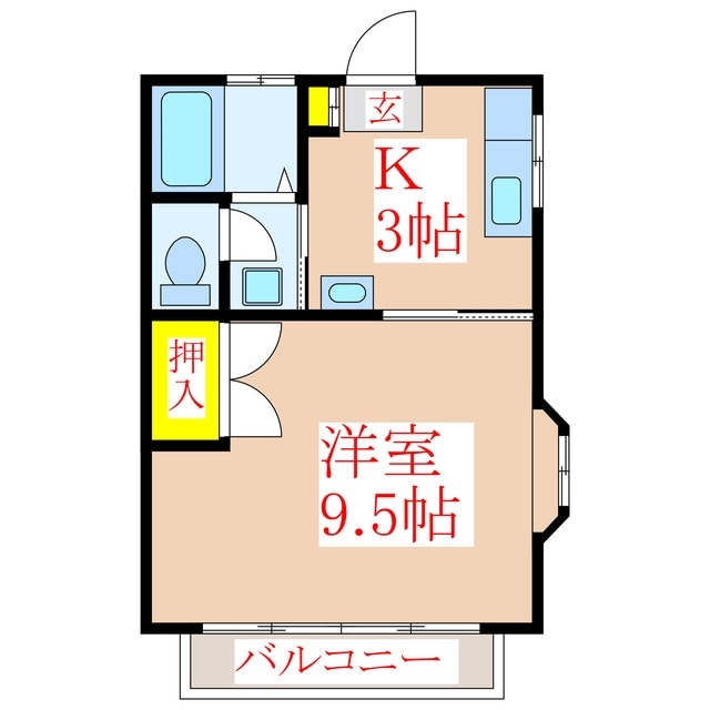 メゾンエルモの物件間取画像