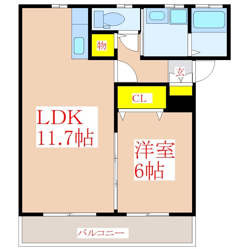 ＳＵＮＣＩＴＹ虎の物件間取画像