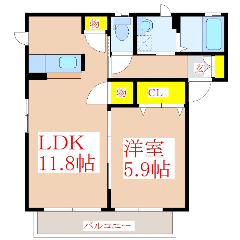 フレーズの物件間取画像