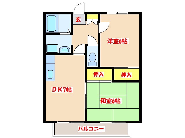 コートチェリーの物件間取画像