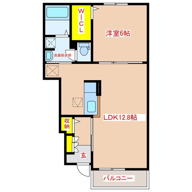 エクセレント　Ｎ－Ⅵの物件間取画像