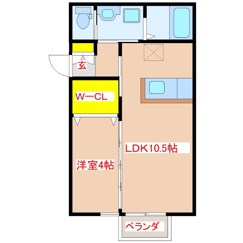 Ｌａ　Ｐａｃｅ　Ⅱの物件間取画像