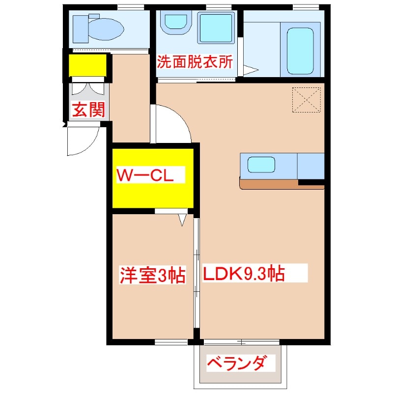 ソラーナⅠの物件間取画像