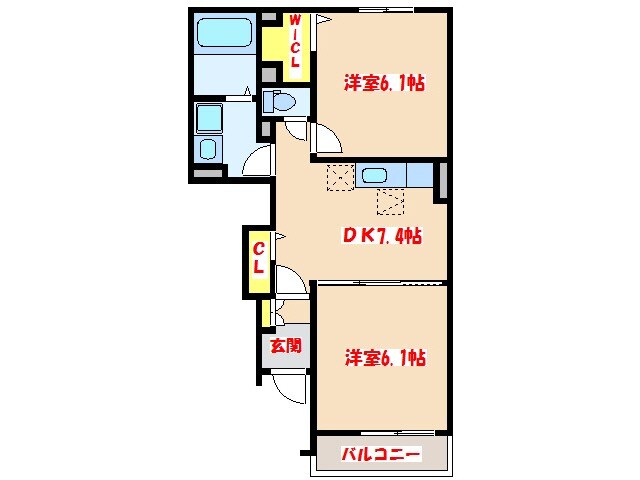 arc-en-ciel Aの物件間取画像