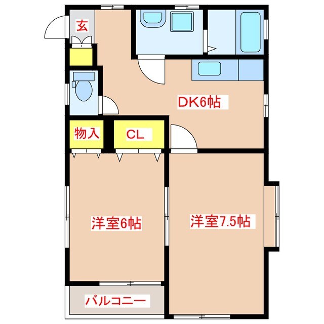 プロスパーＭの物件間取画像