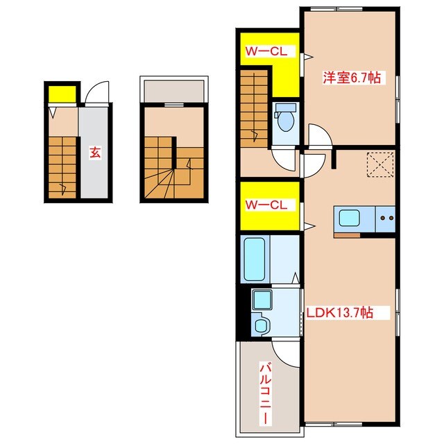 アーク　セレニティの物件間取画像