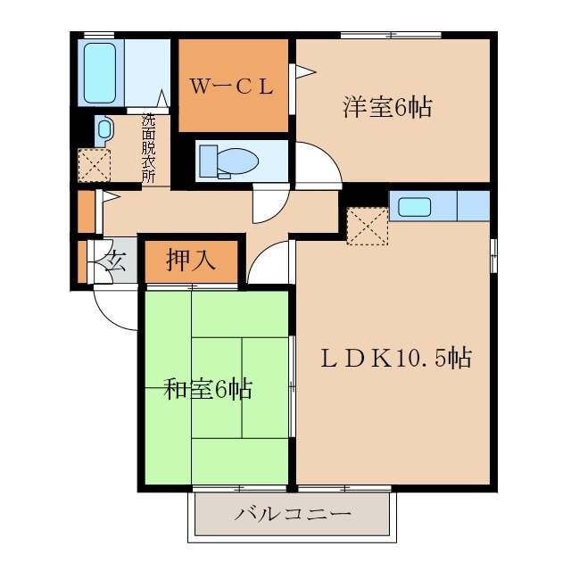 ア・ヴィータＡ＆Ｓの物件間取画像