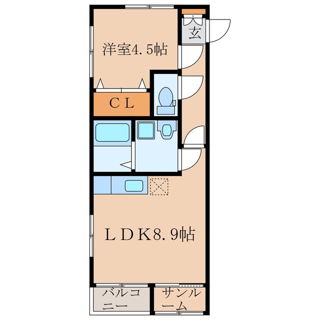 ｂｅａｒｓ０２の物件間取画像