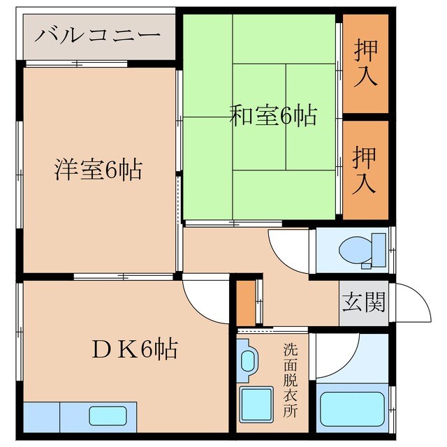 サニー瀬戸口の物件間取画像