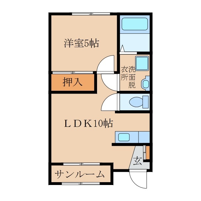 ヒルズハイアットマンションの物件間取画像