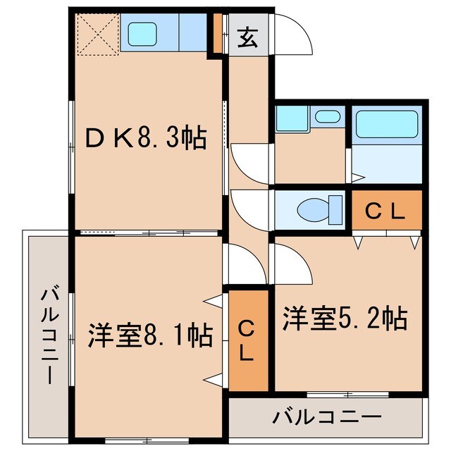 Ｗｉｎ－Ｗｉｎ寿の物件間取画像