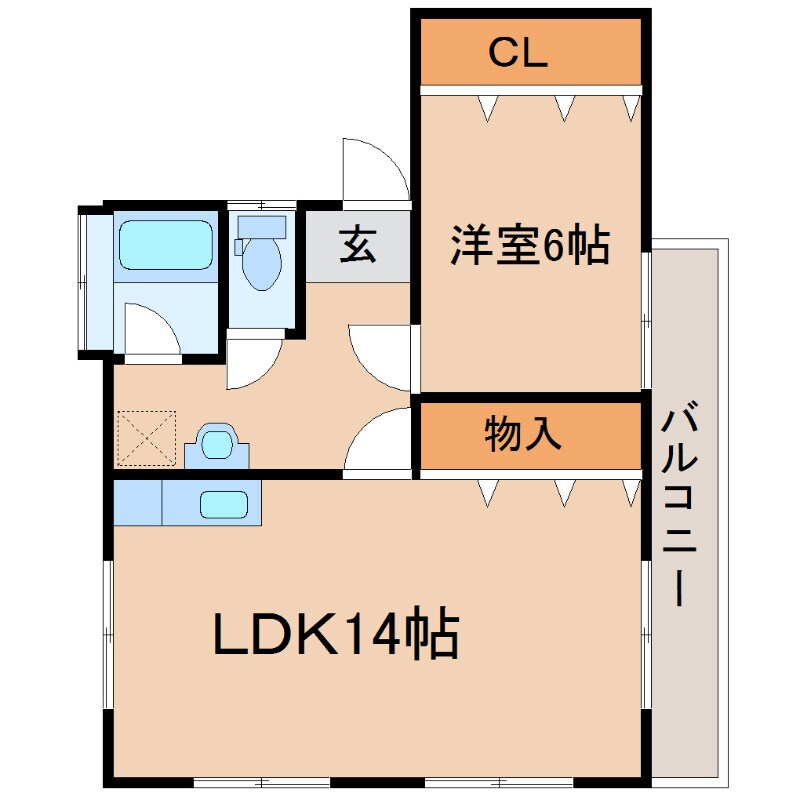 HOT　SPACE　伊地知の物件間取画像