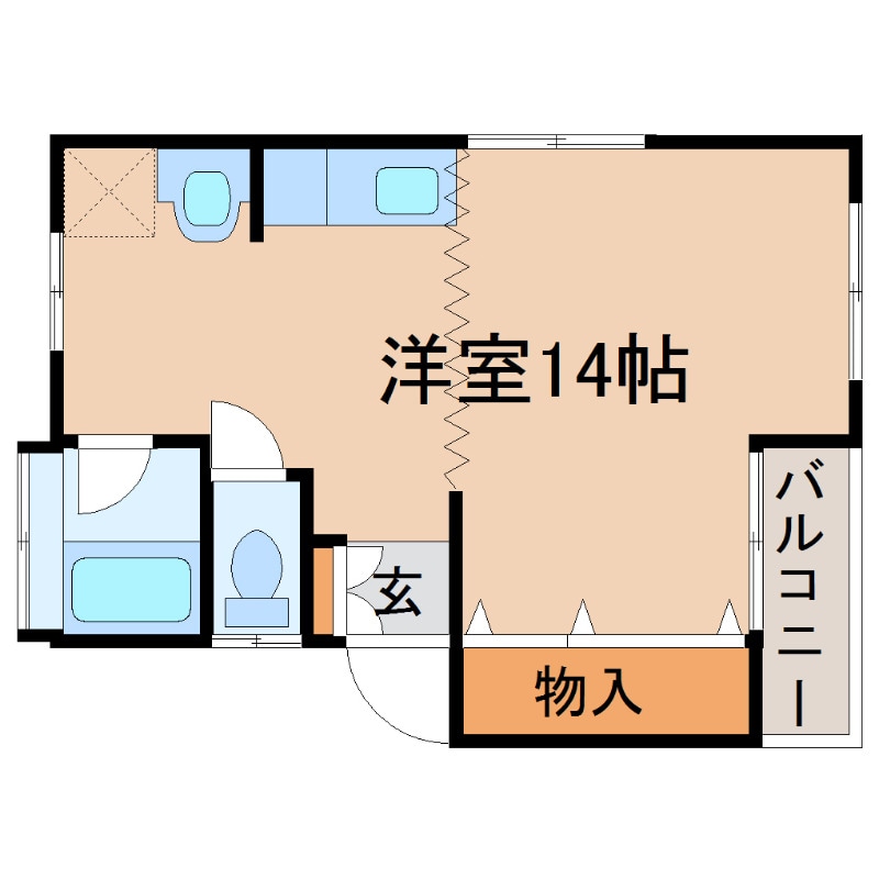 HOT　SPACE　伊地知の物件間取画像