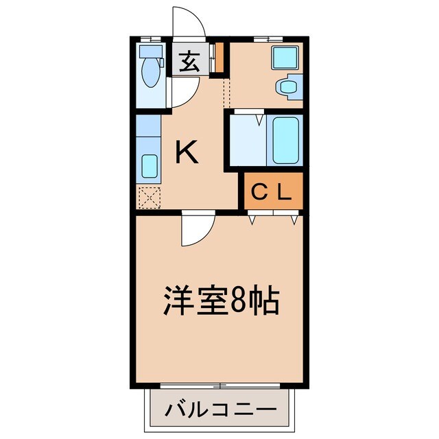 エムハイツ　Ｂ棟の物件間取画像