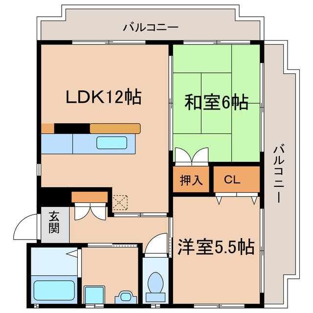 ピアパーク　Ⅱの物件間取画像