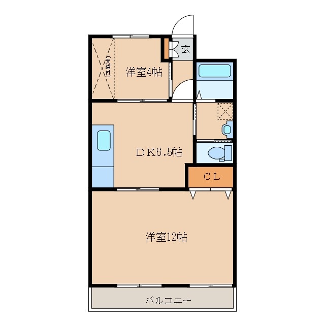 サンライト志布志の物件間取画像