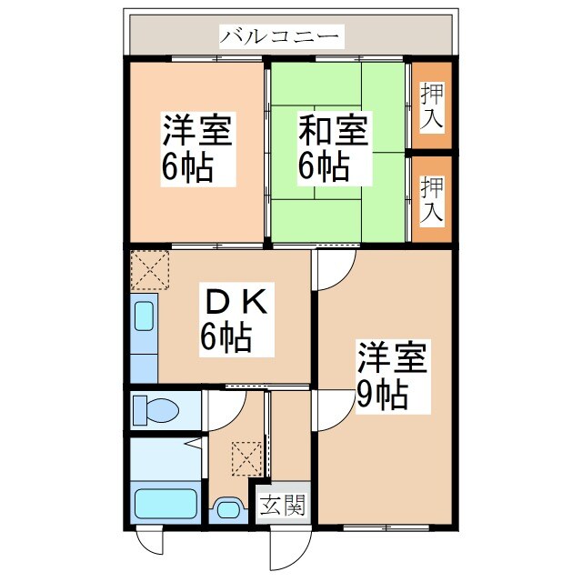 メゾンロイヤルチェリーの物件間取画像