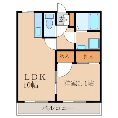 グランヒル小川の物件間取画像