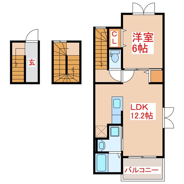 レジデンス文の物件間取画像