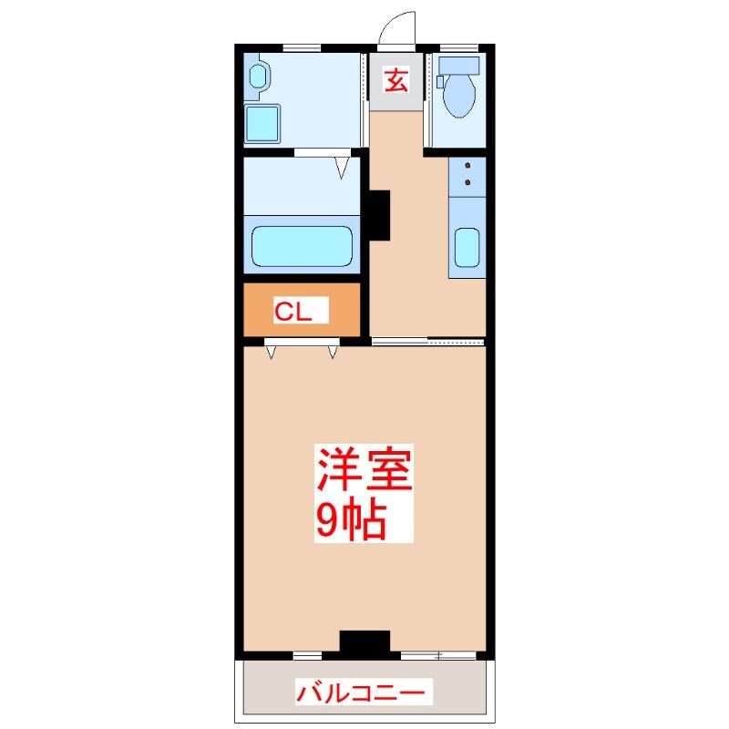 イーストパレスの物件間取画像