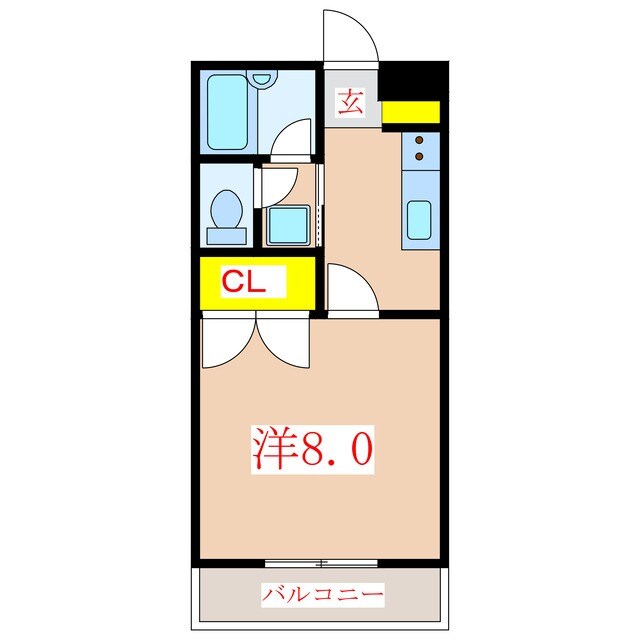 ゴールデンハイツ田上の物件間取画像