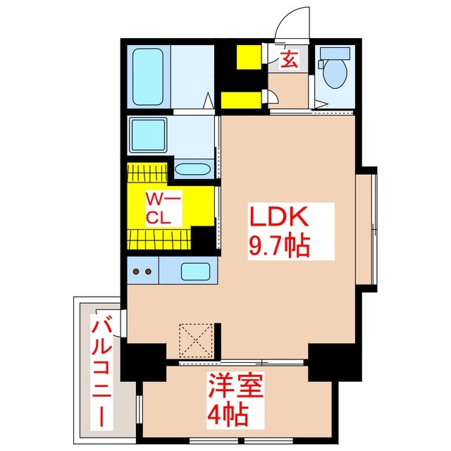 ＬＡＮＤＭＡＲＫ城西本通りの物件間取画像