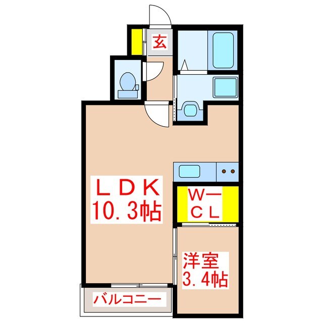 ＣＬＡＳＳ城西の物件間取画像