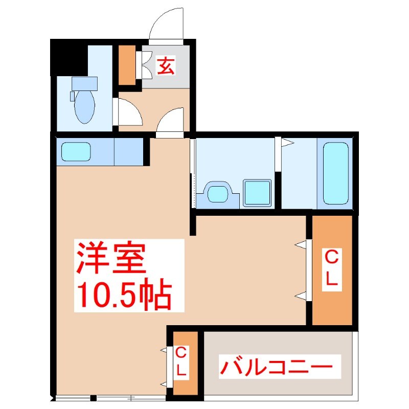 ダイムビルの物件間取画像