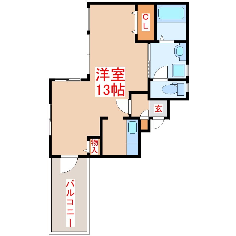ダイムビルの物件間取画像