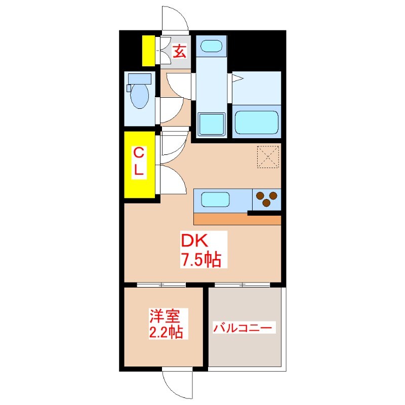 シエロ・アスール１の物件間取画像