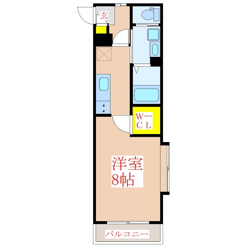 ＥＬ．ＫＡＲＳＡ　Ⅱの物件間取画像
